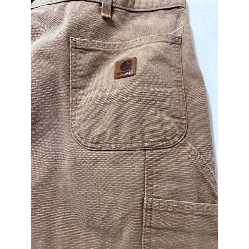 Carhartt B11-BRN Brown Duck Canvas Loose Original Fit Carpenter Pants 42x30 (28)